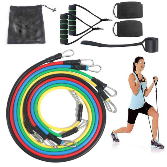 Bandas Elásticas de Ejercicio con Accesorios