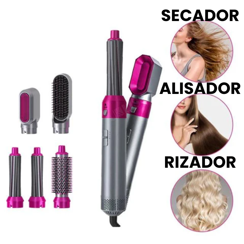 AirBrush 5 en 1 – Secador y Estilizador Profesional