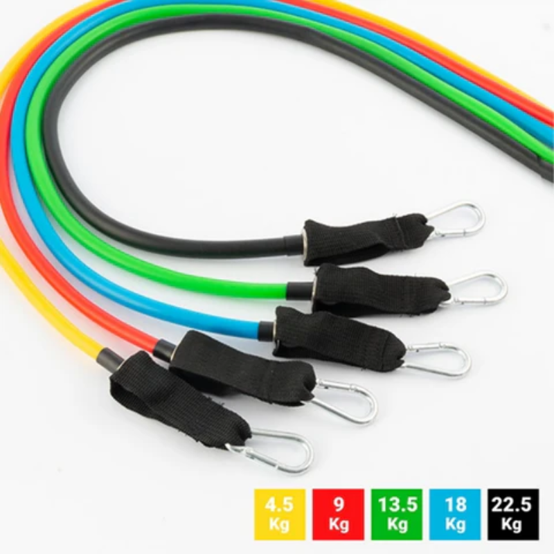 Bandas Elásticas de Ejercicio con Accesorios