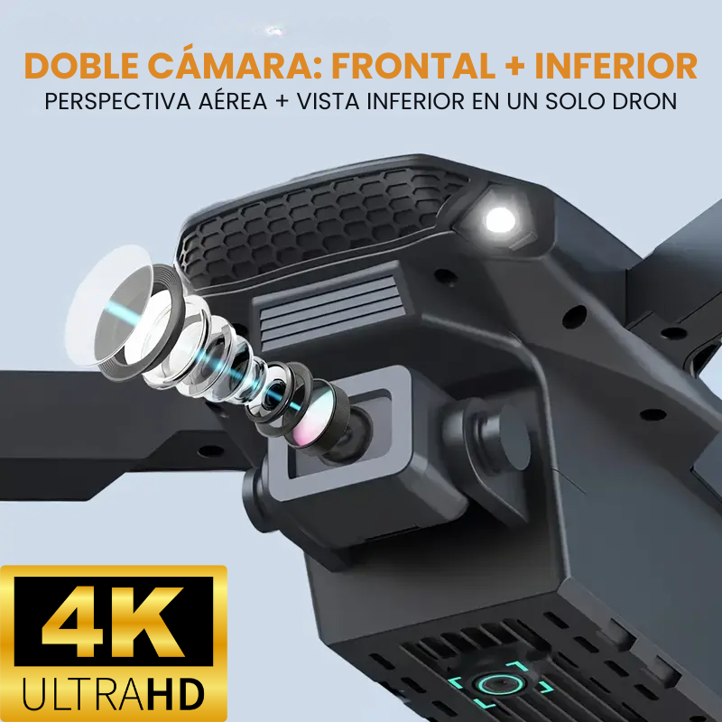 DRON W8 PRO MAX 4K – Doble Cámara + Maletín