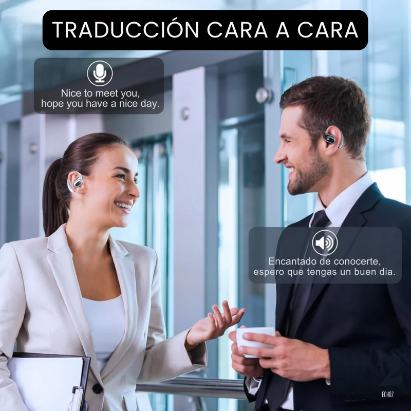 Auriculares Inteligentes Traductores en Tiempo Real (138 Idiomas)