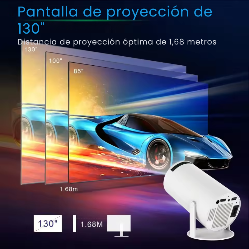 Proyector 2 en 1 con Videojuegos – Cine y Diversión en Casa