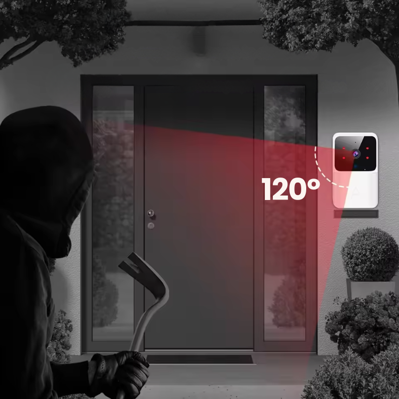Timbre Inteligente WiFi con Cámara HD y Visión Nocturna