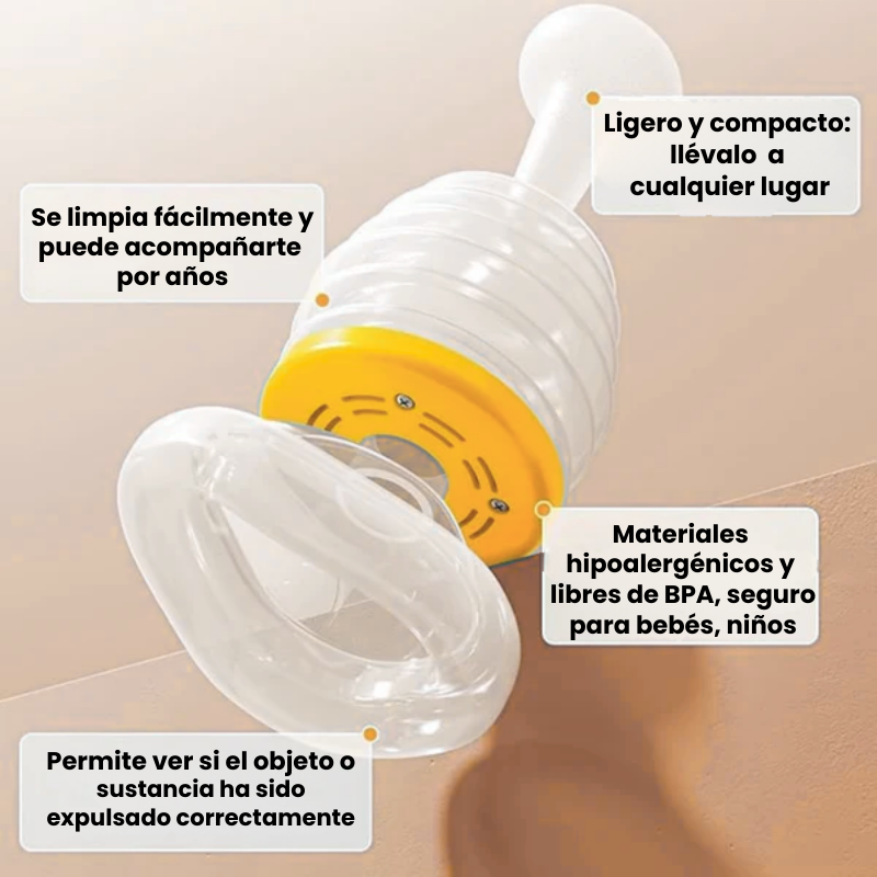 Dispositivo portátil anti-atragantamiento (niños y adultos)