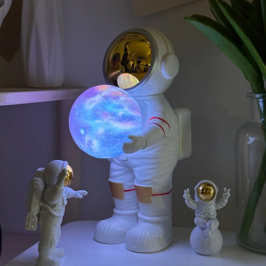 Lámpara Astronauta con Altavoz Bluetooth