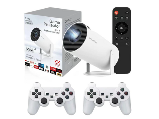 Proyector 2 en 1 con Videojuegos – Cine y Diversión en Casa