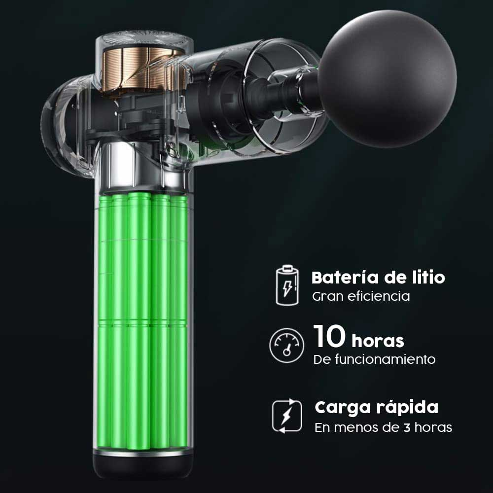 Pistola de Masaje Profesional con Maletín