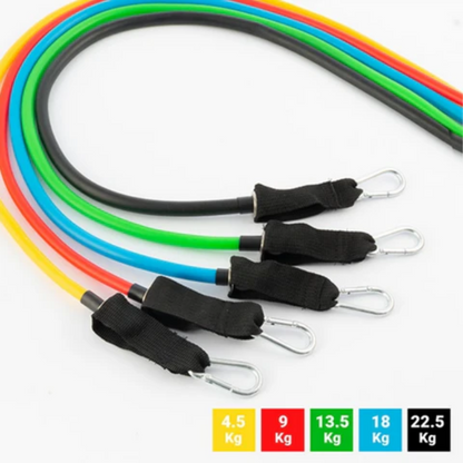 Bandas Elásticas de Ejercicio con Accesorios