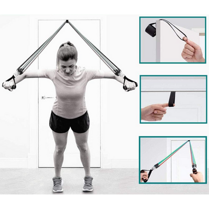 Bandas Elásticas de Ejercicio con Accesorios