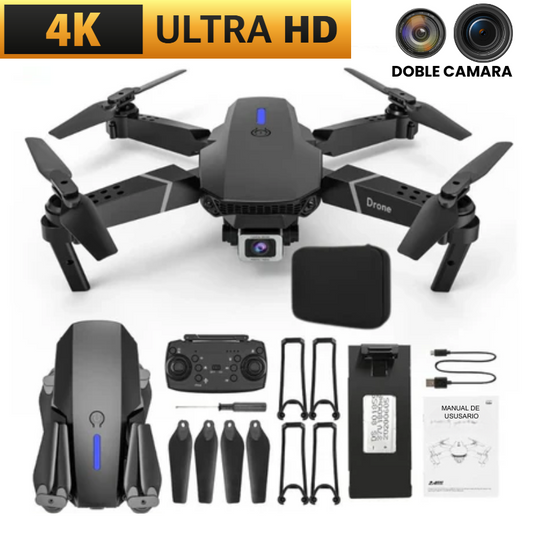 DRON W8 PRO MAX 4K – Doble Cámara + Maletín