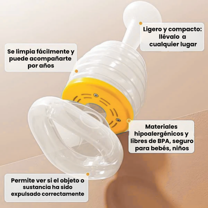 Dispositivo portátil anti-atragantamiento (niños y adultos)
