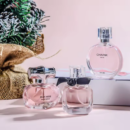 Set Exclusivo 3 Perfumes Mujer – Caja Rosa